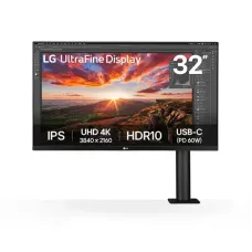 LG 32UN880K-B 32 inch 4K UHD Ergo IPS Monitor