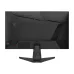 Back of MSI MAG 255F X24 monitor with angular design, MSI logo, ports, and red joystick control.