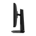 Side view of MSI MAG 274QPF E20 gaming monitor with slim profile, tilt stand, and red accent detail.