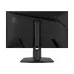 Back of MSI MAG 274QPF E20 monitor with angular design, MSI logo, ports, and red joystick control.