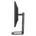 Side profile view of TITAN ARMY P2710S Monitor showing ultra-slim screen and adjustable ergonomic stand.