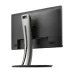 Angled rear view of the black ViewSonic ColorPro VP2456A monitor, showing the curved silver and black stand.