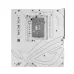 ROG CROSSHAIR X870E GLACIAL motherboard backplate with AM5 CPU cooler support, ROG branding, and certification logos