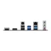 MSI PRO B550M-B Motherboard rear I/O panel with HDMI, DisplayPort, USB ports, Ethernet, and audio jacks