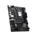 Top view of MSI PRO B860M-E Motherboard with CPU socket, RAM slots, PCIe slots, SATA connectors, and heatsinks.