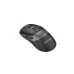 An angled top-down view of the black and dark grey A4Tech Fstyler FB50C wireless mouse, showing the ergonomic shape and side buttons.