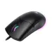 Top view of a black Havit MS1038 wired gaming mouse with RGB lighting.