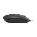 Side profile view of the Redragon BM-4062 Wired Mouse displaying its low‑sloped shape, wired front connector, and curved ergonomic form.