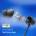 Exploded view of Oraimo Necklace Neo earbud showing internal components and HavyBass tuning for powerful deep bass.