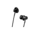 Angled view of the QCY TuneArc N1 C3 Neckband showing its compact in‑ear earbuds with attached cables.