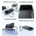 Feature view of Awei PA-91 10000mAh 22.5W Power Bank with Cable showing display, fast charging ports, and usage modes