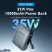 Vention FHEH0 10000mAh Power Bank with 35W max output. It has a built-in USB-C cable for business travelers.