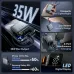 Vention FHFH0 Power Bank features: 35W output, compact, lanyard, 2-port charging, fast phone charging, and LED display.