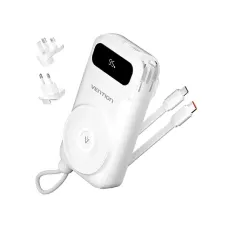 Vention FHXW0 10000mAh 22.5W Power Bank With Built-in Type-C and IP Cable