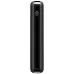 Side view of black Verbatim VAPPP110 power bank with a digital battery display.