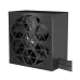 Angled view of 1STPLAYER ACK Bronze 650W Power Supply showing fan grille and sleeved cables for PC component connectivity.