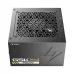 Front angled view of Antec GSK750 V2 Power Supply with matte black casing, geometric vents, and gold efficiency label.