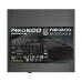 Side view of Antec NE1200 PLATINUM ATX3.1 Power Supply label showing specs, certifications, and 80 Plus Platinum rating.
