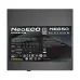 Side view of Antec NE850 PLATINUM ATX3.1 Power Supply label showing specs, certifications, and 80 Plus Platinum rating.