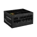 Connector panel of Cooler Master V SFX Gold 850 ATX 3.1 PSU showing modular ports for ATX, CPU, PCIe, and SATA cables.