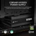 A black Corsair HX1500i 1500W power supply unit, fully modular, Cybenetics Platinum ATX 3.1 certified, perfect for PCIe 5.1 graphics cards.