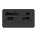Corsair RM650e fully modular PSU connector panel with labeled motherboard, CPU, PCIe, and SATA ports