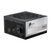 Side view of MSI PRO A1000PL PCIE5 Power Supply with metallic casing, power switch, and AC input socket.