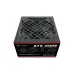 Top-down view of the T-Wolf ATX 350W Power Supply With Cable highlighting the circular cooling fan and metal housing.