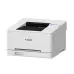 Front angled view of Canon i-SENSYS LBP647Cdw Printer showing compact design, paper tray, and control panel.