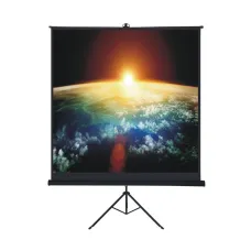 PC Power 96 Inch x 96 Inch Tripod Projector Screen