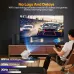 Gaming scene with Magcubic HY300Max Projector and WiFi 6 router enabling smooth HD play via 1800Mbps wireless speed.