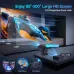 Projection demo of Magcubic HY320 Projector showing 85