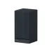 Top view of Xiaomi Wanbo Cube 2 Pro Projector showing ribbed texture and control ports on compact vertical body.