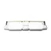 Top-down angled view of Lexar THOR OC DDR5 RAM in white, showing gold pins and modern heat spreader for gaming performance.