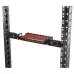 Mikrotik L009UiGS-RM Router mounted on rack with multiple Ethernet ports and compact professional design.