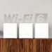 Front view of Tenda Nova MX3 Mesh Router with “nova” branding & green indicator light, highlighting Wi-Fi 6 technology support.