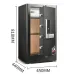 Deli 4117G Fingerprint Password Digital Safe Box / Locker / Vault