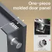 Close-up of Deli ET623 Digital Safe Box door panel showing 8mm thickness and solid latch for enhanced security.