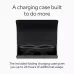 Overhead view of Meta Ray-Ban Display glasses stored in folding charging case offering 24 hours of extended use.