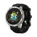 Silver body with Black silicon strap of Kospet Tank T4C