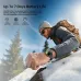 Weofly Active 2 Smart Watch shown on a wrist during an outdoor climb, emphasizing its durability and long battery life.