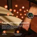 Weofly Conquer 2 smart watch shown on a wrist beside floating app icons, highlighting its assistant features in a warm indoor setting.