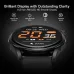 Weofly Curve 2 Smart Watch shown in a close-up angled view highlighting its bright AMOLED display and smooth curved screen details.