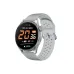 Weofly Curve 2 Smart Watch presented in a clean product shot with a silver case and perforated band highlighting its digital display.