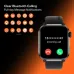 Weofly Power 2 Smart Watch shown front-facing with an incoming call screen to highlight its Bluetooth calling capability.