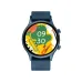 Zeblaze Btalk 2 Lite smartwatch with blue strap and music‑themed colorful watch face