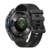 Back view of the ZEBLAZE VIBE 8 smartwatch showing the heart rate sensor and black silicone strap details.