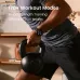 Side view of Amazfit Active Max worn during kettlebell workout, showcasing free strength training modes in action.