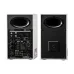 Rear view of the Edifier MR5 2:0 Tri‑amped Powered Studio Monitor Speaker in white highlighting control panel and connections.