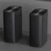 Front view of the F&D HT‑500DA 5.1 Bluetooth Home Theater Speaker showing dual tall tower speakers on a dark background.